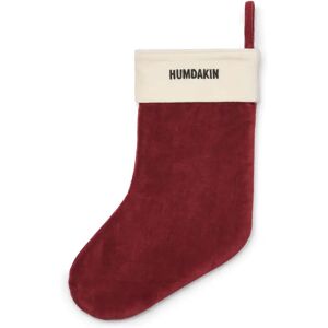 Humdakin julestrømpe velvet Maroon