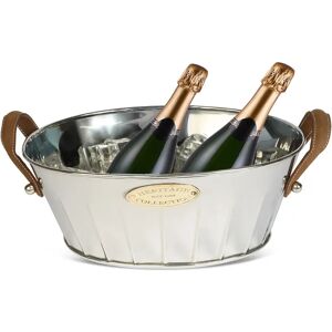 Culinary Concepts Heritage champagnekjøler med lærhank 30 cm