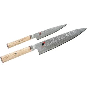 Miyabi Birch 5000MCD knivsett 2 deler Tre