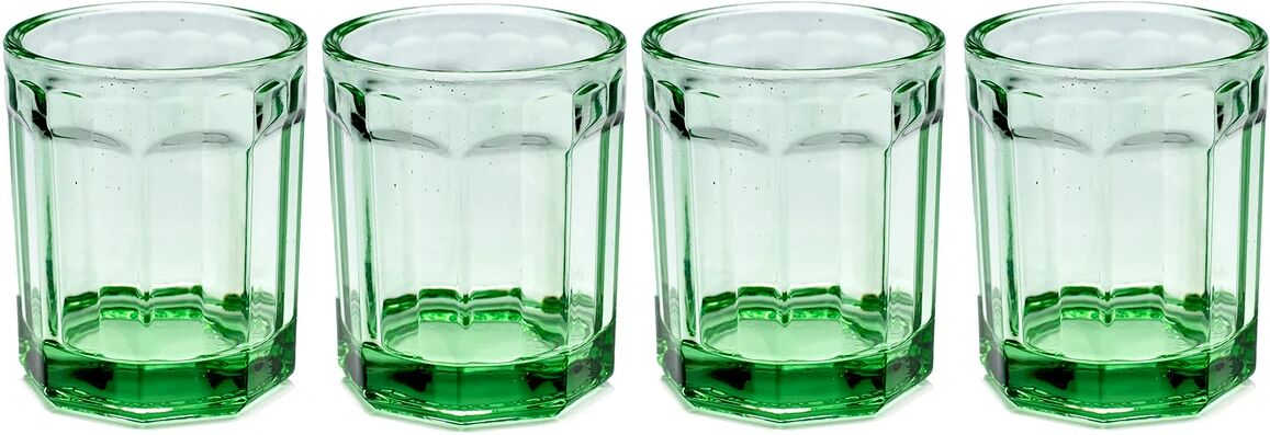 Serax Fish & Fish glass 22 cl 4-pakning Green