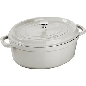 Staub White Truffle gryte oval 4,2 l