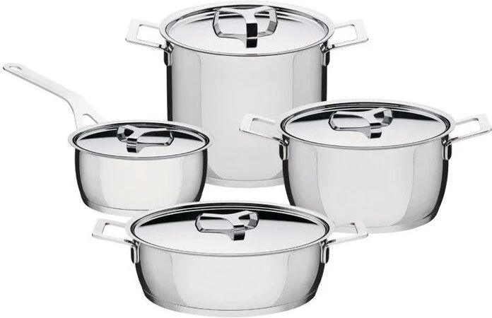 Alessi Pots&Pans; grytsett 7 deler 7 deler