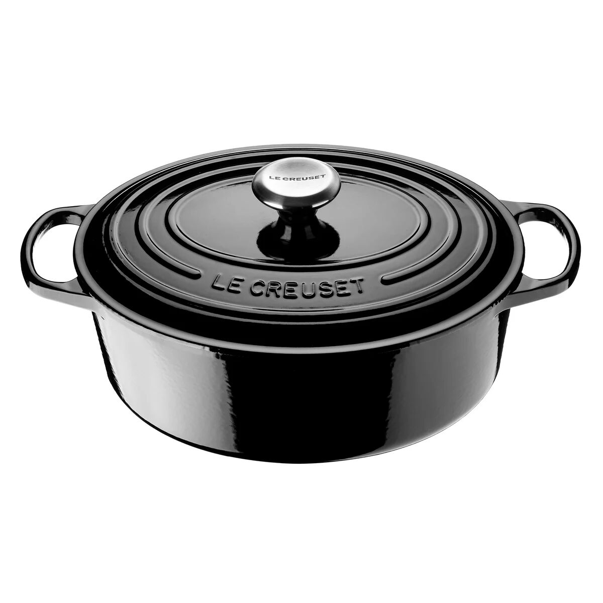 Le Creuset oval gryte 4,1 l Black