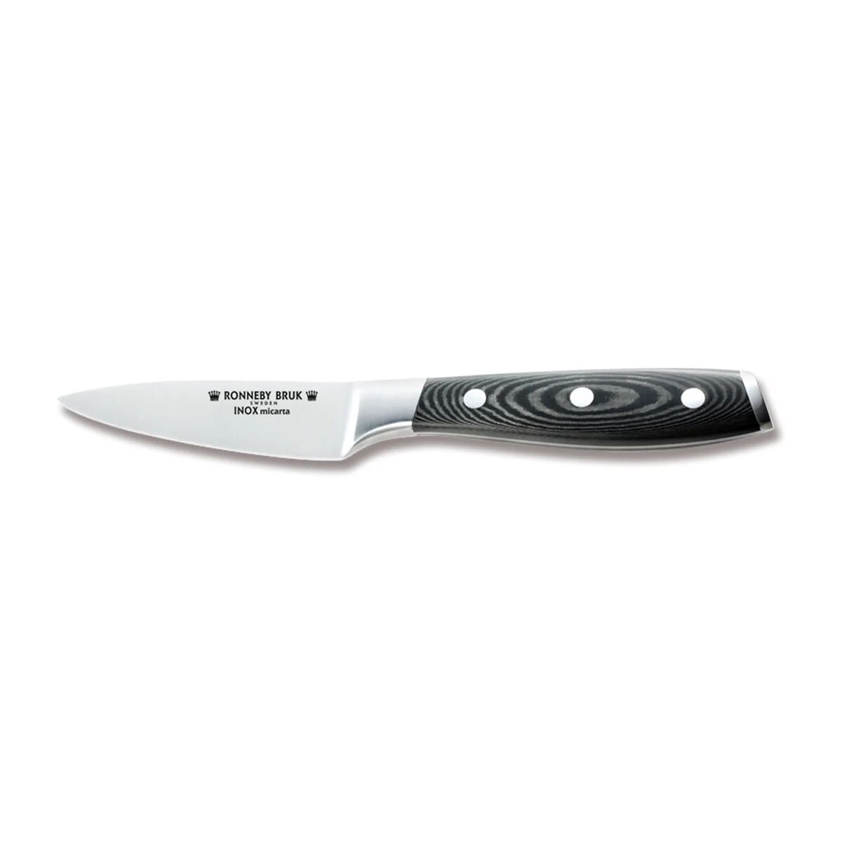 Ronneby Bruk Inox skrellekniv 9 cm Rustfritt stål-Micarta