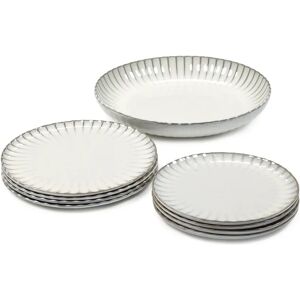 Serax Inku dinner set 9 deler White