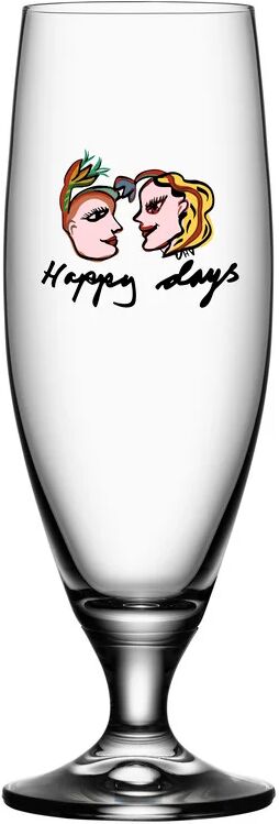 Kosta Boda Friendship glass happy days