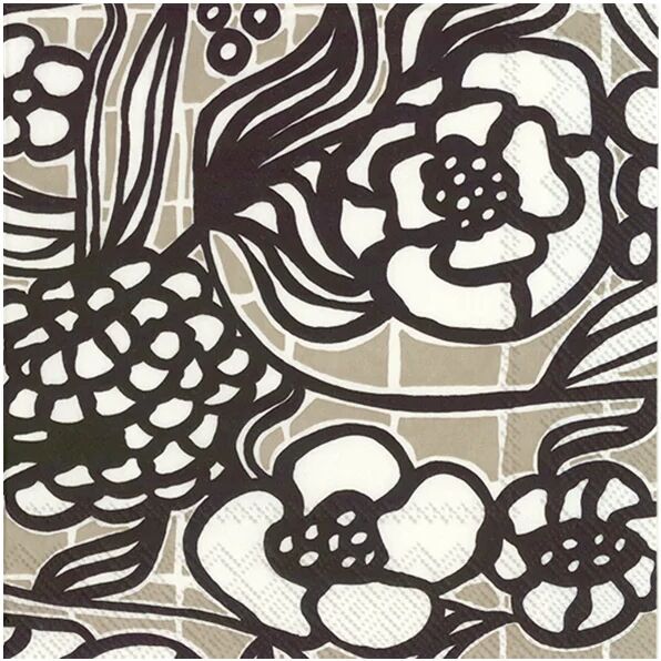 Marimekko Floristi serviett 33x33 cm 20-pakning Linen