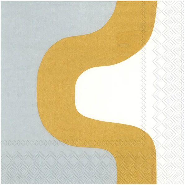 Marimekko Seireeni serviett 33x33 cm 20-pakning Gold