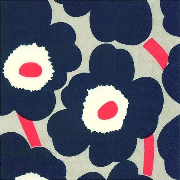 Marimekko Unniko serviett 33x33 cm 20-pakning Linne