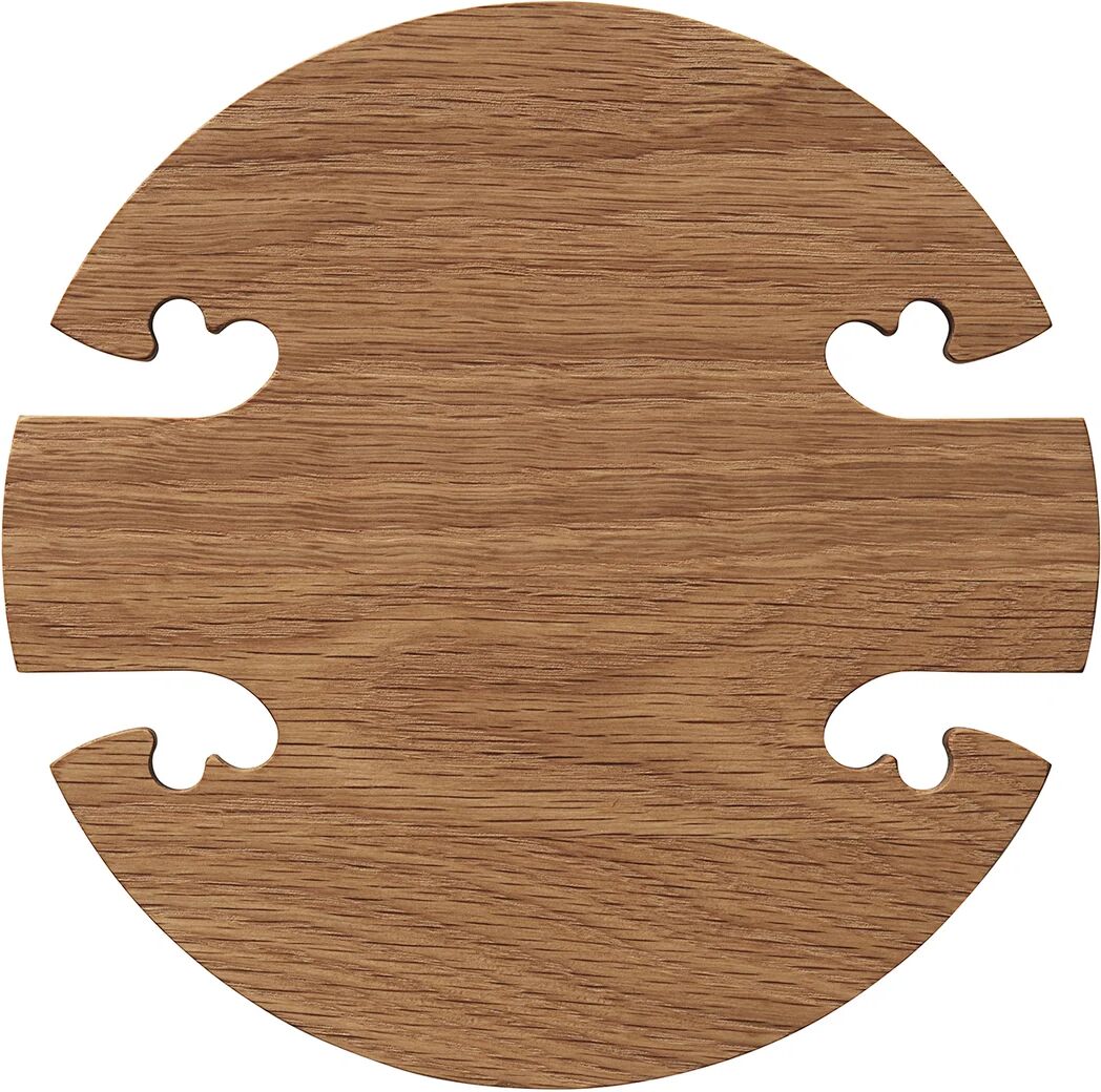 Warm Nordic Gourmet Wood Trivet round Eik