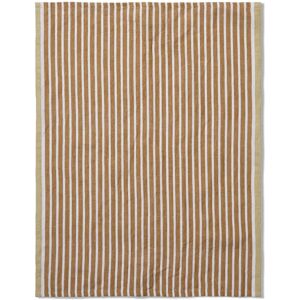 ferm LIVING Hale kjøkkenhåndkle 50x70 cm Golden brown-silver fern