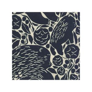 Marimekko Karhuemo serviett 20-pakning Linen-Black