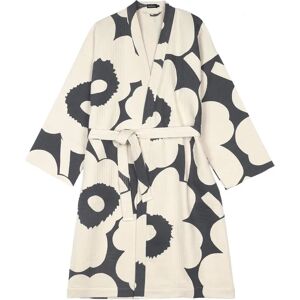 Marimekko Unikko badekåpe Charcoal-off white, S