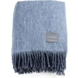 Stackelbergs Mohair pledd Tide & blue fog