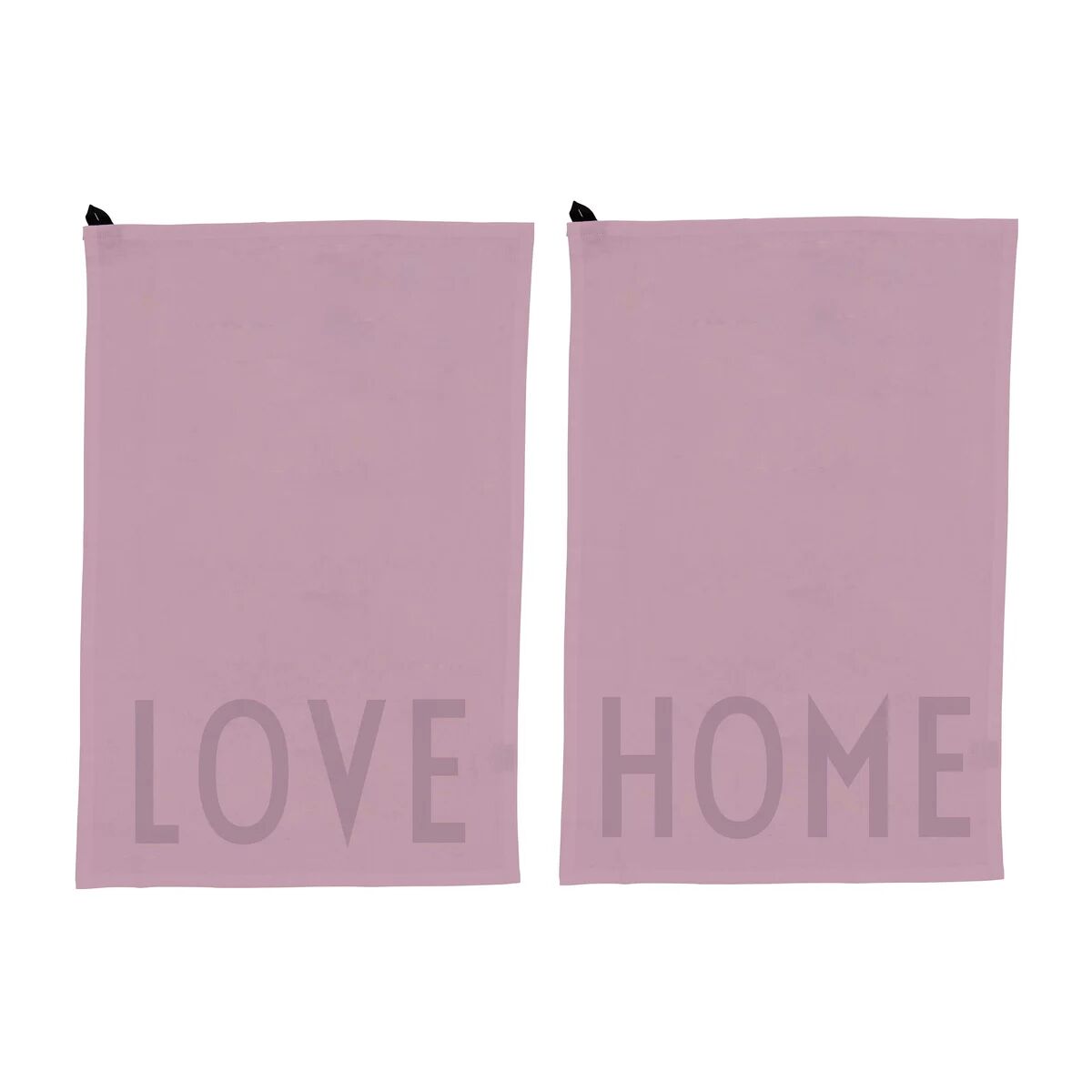 Design Letters kjøkkenhåndkle favoritt 2 deler Love-home-lavender