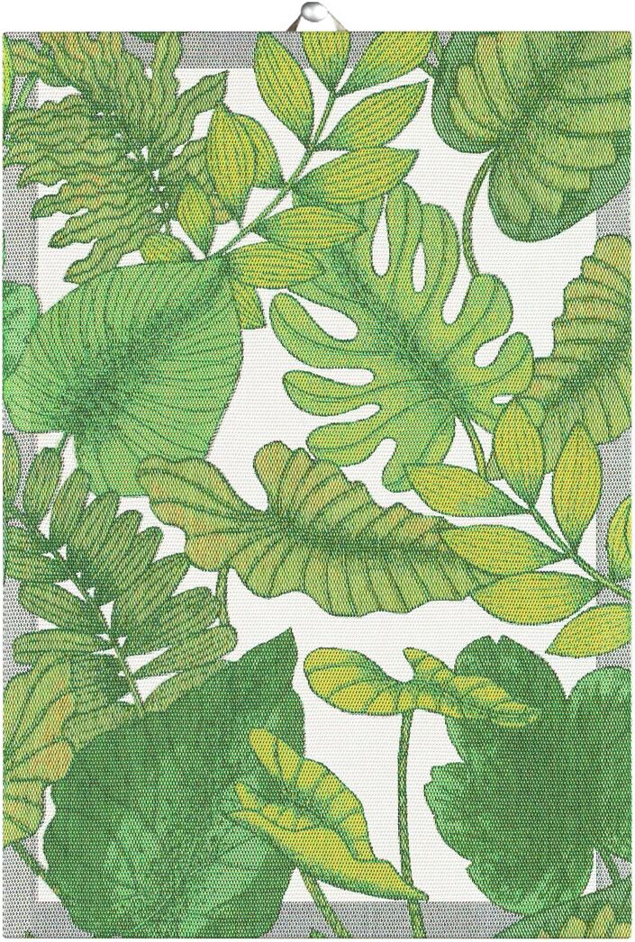 Ekelund Linneväveri Foliage kjøkkenhåndkle 35 x 50 cm Grønn