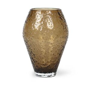 Ro Collection Crushed glassvase small Sepia brown