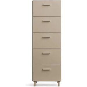 Relief kommode høy med ben 41x115 cm beige