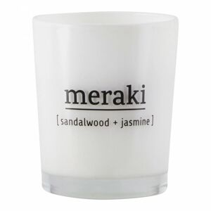 Meraki Scented Candle Sandalwood and Jasmine (12hrs)