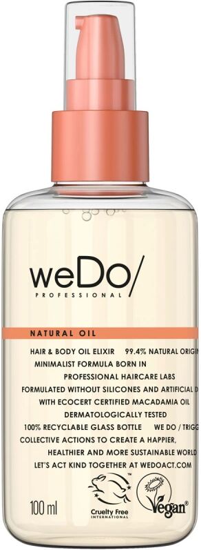 weDo Professional Natural Hair & Body Oil Elixir (100ml)