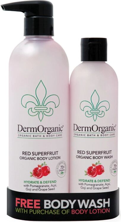 Dermorganic Bath & Body Duo Pack Red Superfruits