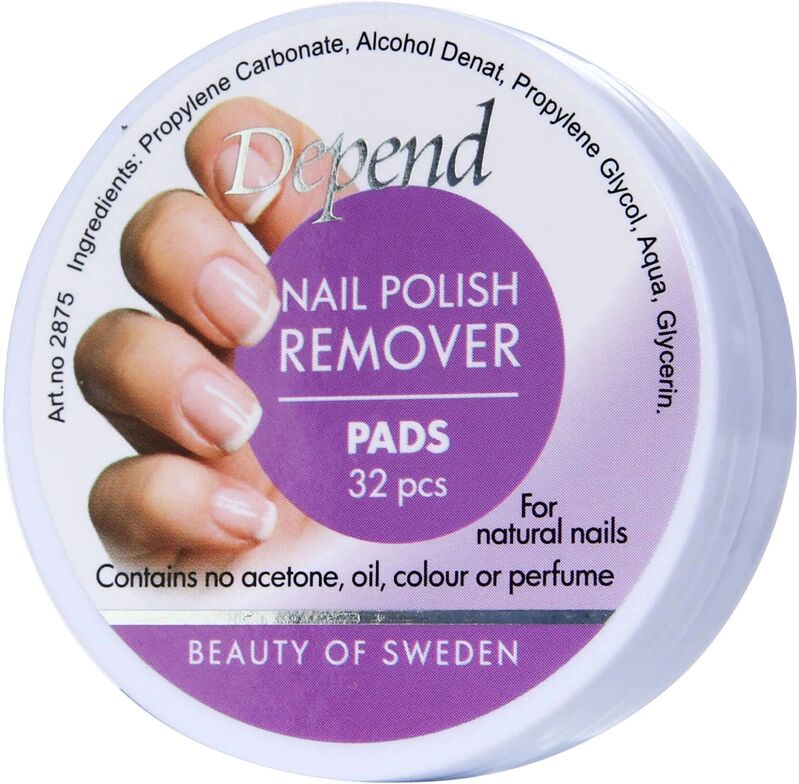 Depend Nail Polish Remover Pads