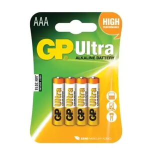 Batteri Gp Ultra Lr03/aaa Alkalisk 1,5v 40 Stk