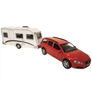 Lekebil Volvo V70 Med Campingvogn