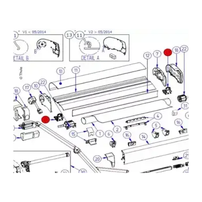 Thule Delenummer 1500602498 Thule Delenummer 1500602498