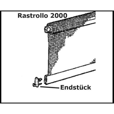 Dometic Endestykker Rastrollo 2000/3000 Natur 2 Stk Dometic Endestykker Rastrollo 2000/3000 Natur 2 Stk