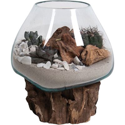San Marino waterdrop h15-20 cm teak. San Marino waterdrop h15-20 cm teak.