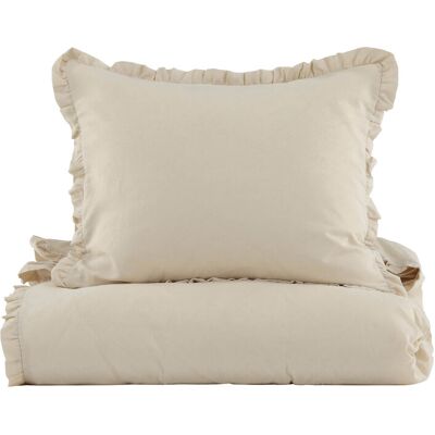 Venture Home Lias Beige Bomull Lin Sengesett Venture Home Lias Beige Bomull Lin Sengesett