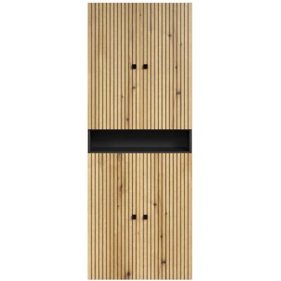 Purebliss - Dobbel badskapskap - Badromsoppbevaring 70cm Purebliss - Dobbel badskapskap - Badromsoppbevaring 70cm