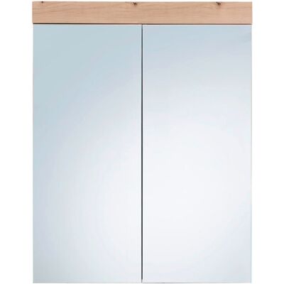 AmandaMando - Speilskap - 2 Dører - Eikefinish - Speilglass AmandaMando - Speilskap - 2 Dører - Eikefinish - Speilglass