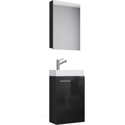 VCM Badekarbordsett Svart - Modell 914137 - Komplett 3-delt sett VCM Badekarbordsett Svart - Modell 914137 - Komplett 3-delt sett