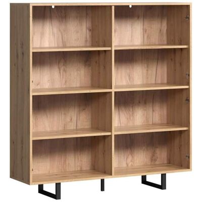 ebuy24 Sentra Bokhylle - Brun - 124cm x 136cm x 40cm - Bokhylle ebuy24 Sentra Bokhylle - Brun - 124cm x 136cm x 40cm - Bokhylle