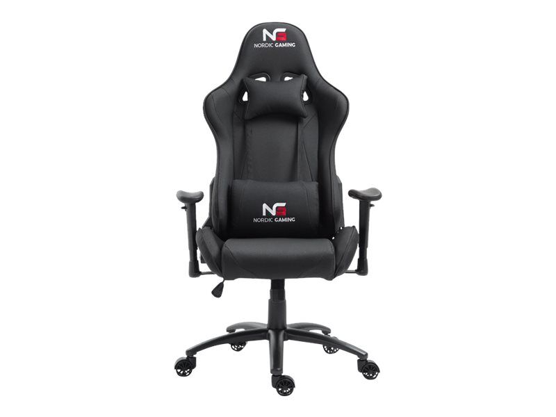 Nordic Gaming Racer gamer stol svart.