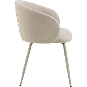 NORDFORM Eleanor spisestol - Stoff, Beige, Armlene - Stol NORDFORM Eleanor spisestol - Stoff, Beige, Armlene - Stol