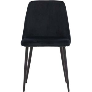 Night spisestuestoler velour svart. Night spisestuestoler velour svart.