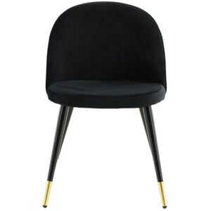 Velvet spisestuestoler velour svart, messing dekor. Velvet spisestuestoler velour svart, messing dekor.