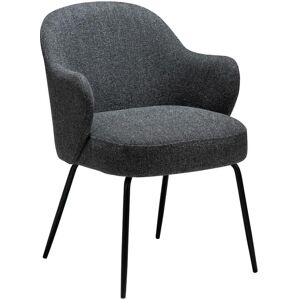 Bae Dan-Form spisestuestoler med armlene bouclé mørkegrå. Bae Dan-Form spisestuestoler med armlene bouclé mørkegrå.