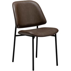 Ohmy Dan-Form spisestuestoler PU kunstlær brun. Ohmy Dan-Form spisestuestoler PU kunstlær brun.