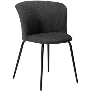 Eden Dan-Form spisestuestoler bouclé svart. Eden Dan-Form spisestuestoler bouclé svart.