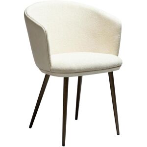 Hey Dan-Form spisestuestoler med armlene bouclé offwhite. Hey Dan-Form spisestuestoler med armlene bouclé offwhite.