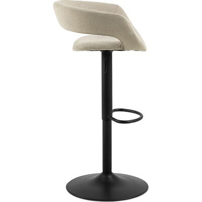 ACTONA GROUP Grace Beige Svingbar Høydejusterbar Stoff Barstol ACTONA GROUP Grace Beige Svingbar Høydejusterbar Stoff Barstol