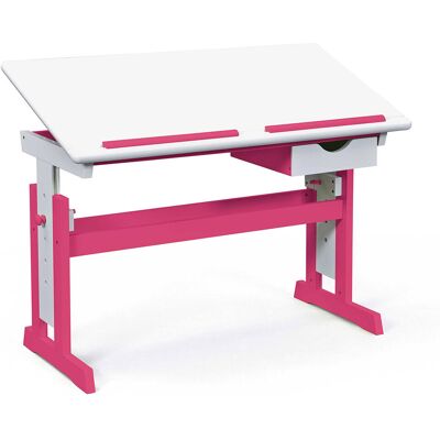 Inter Link myToys COLLECTION Barnerobord - Høyde- og vinkeljusterbar - Rosa/Hvit Inter Link myToys COLLECTION Barnerobord - Høyde- og vinkeljusterbar - Rosa/Hvit