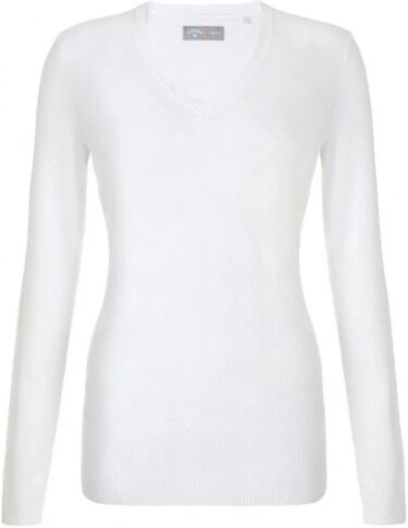 Callaway V- Neck Hvit -  Genser Dame