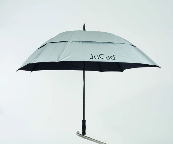 JuCad Windproof Golf Paraply - Sølv