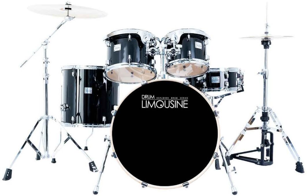 Drum Limousine Explorer 22 BK trommesett piano black