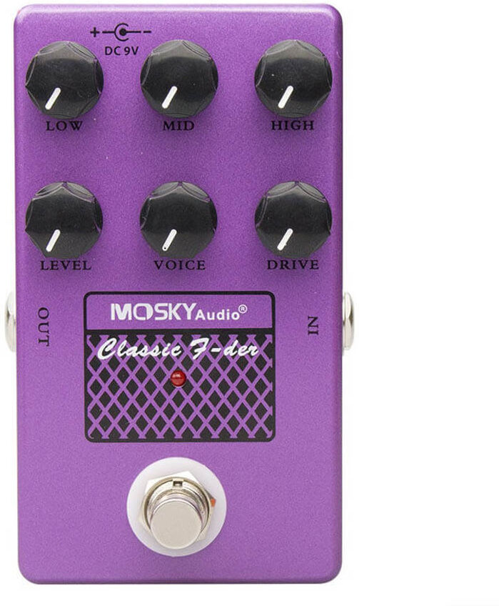 Mosky F-DER effektpedal for gitar